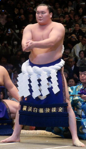 Hakuho Sho at the January 2012 Grand Sumo Tournament